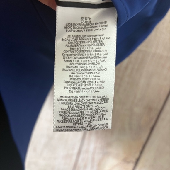 BCBGMaxAzria Womens Annalisa Deep Royal Blue Dress size 6 - Picture 9 of 13